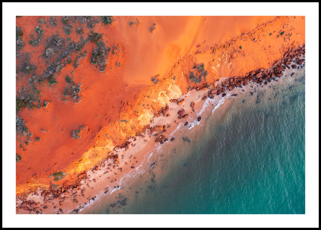 Poster Coast from a bird's eye view