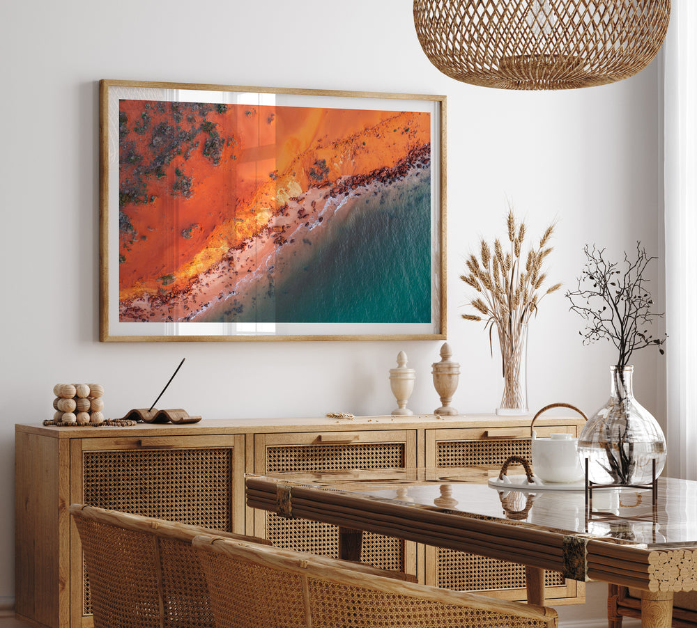 Poster Coast from a bird's eye view