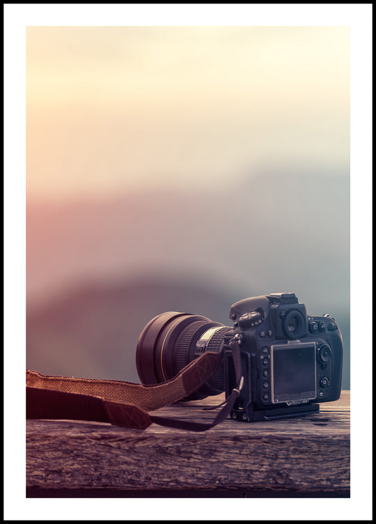 Poster With a camera