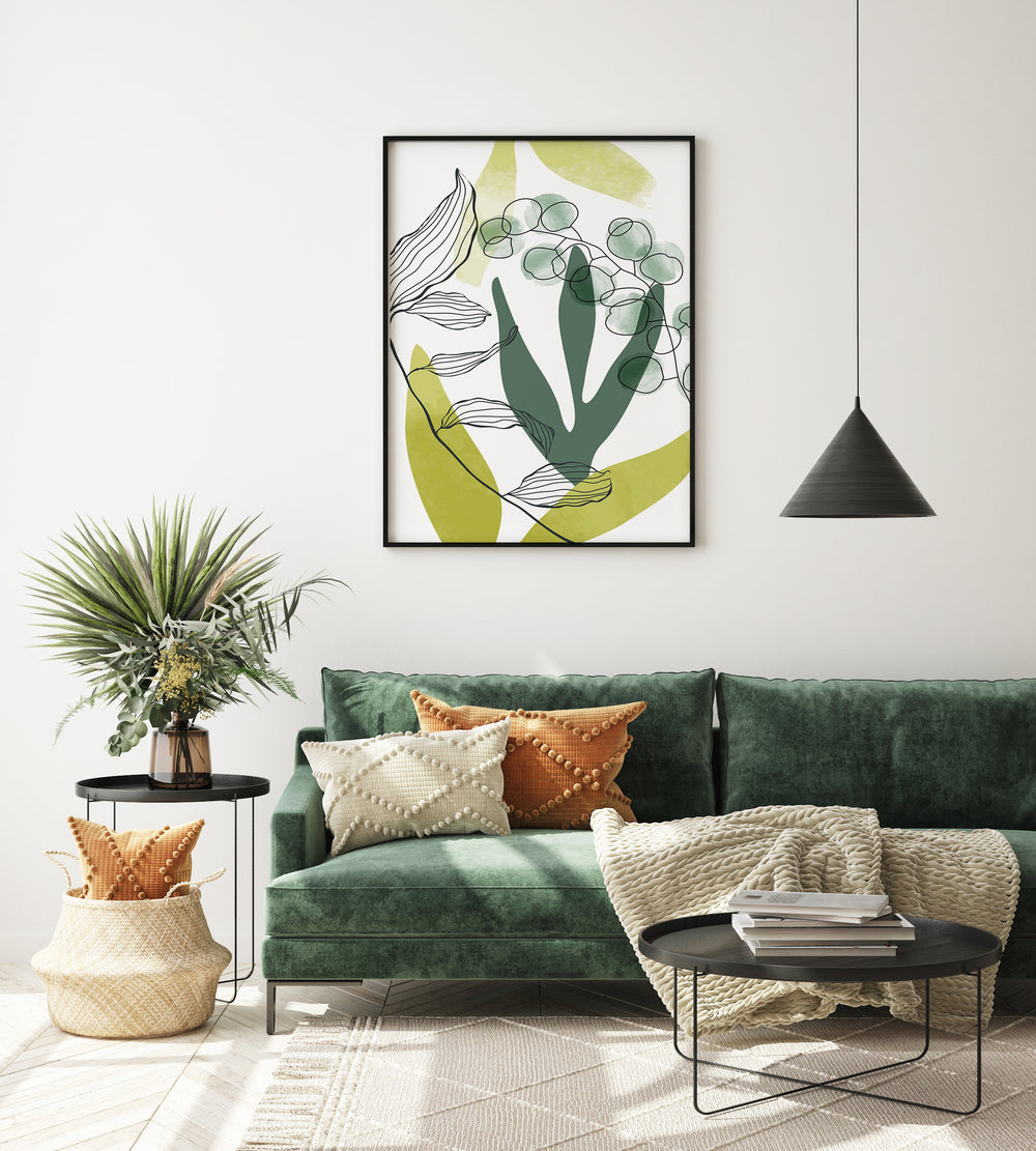 Green leaves poster 1