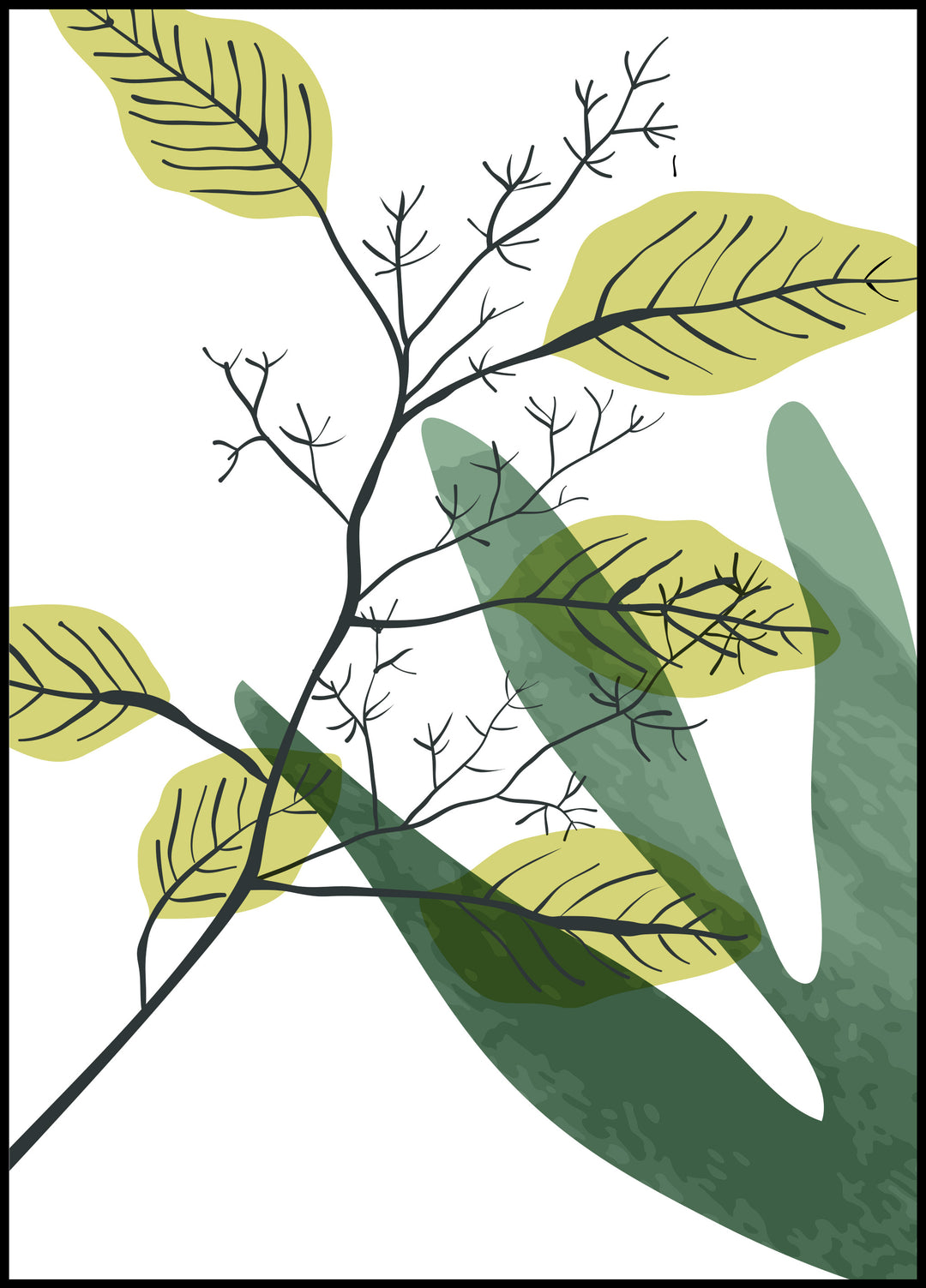 Green Leaves Poster 2