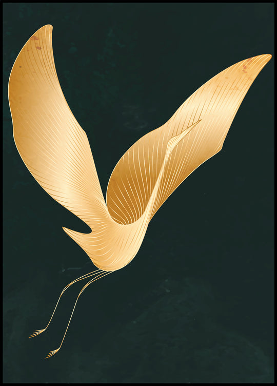 Poster Golden Heron 2