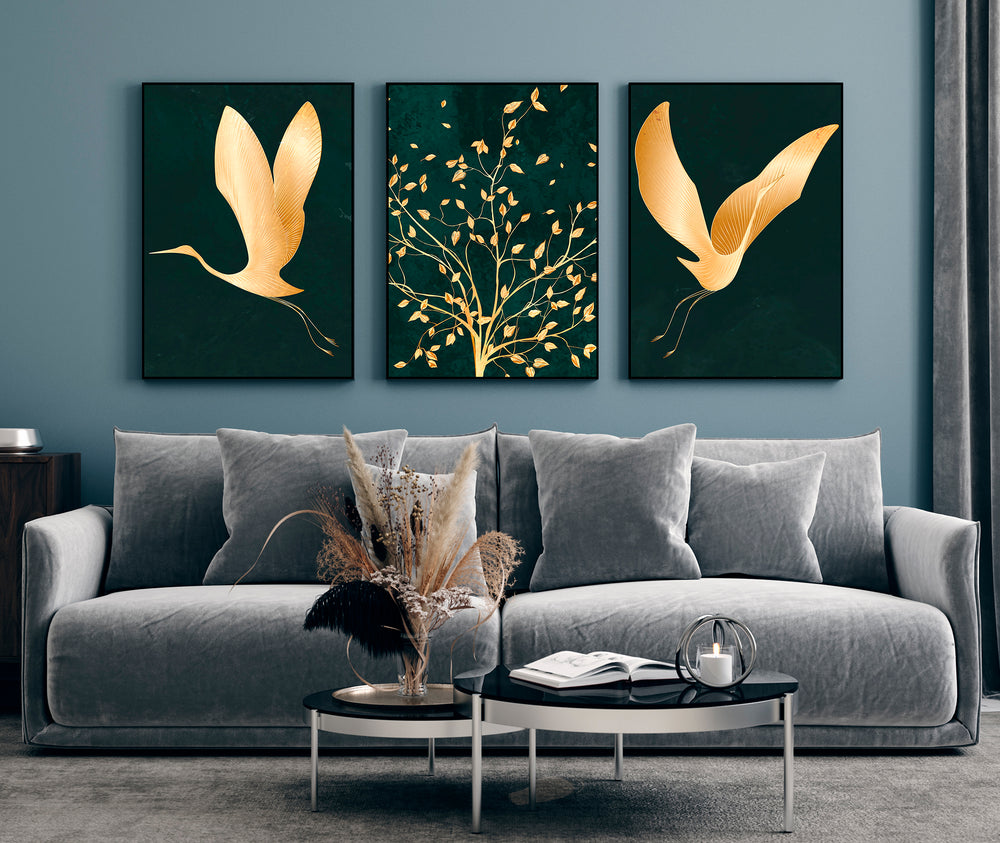 Poster Golden Heron 1