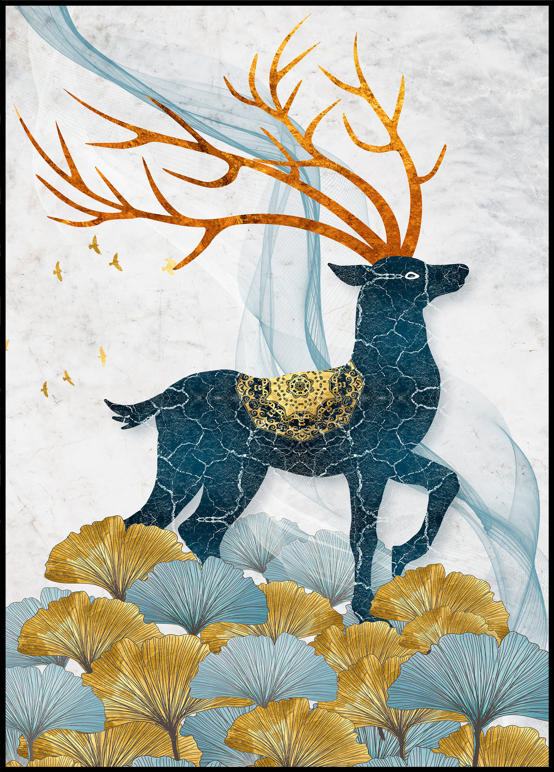 Golden Deer Poster