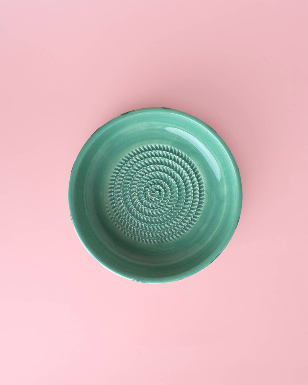 Ceramiczna miseczka do tarcia czosnku – duża (19 cm) – zielona - Green Jade