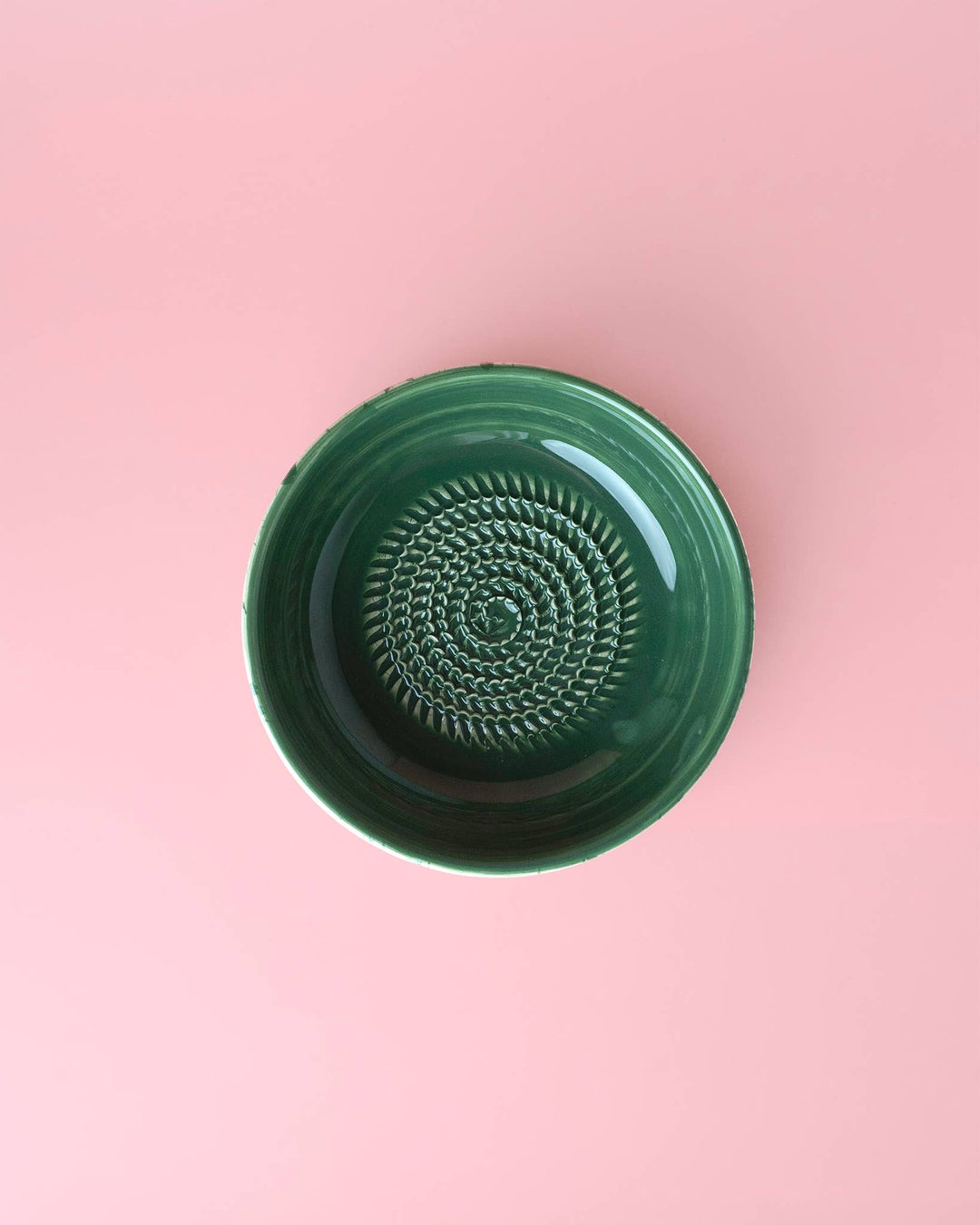 Ceramiczna miseczka do tarcia czosnku – średnia – zielona (15 cm) - Green Jade