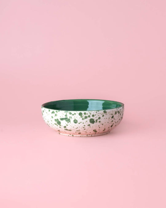 Ceramiczna miseczka do tarcia czosnku – średnia – zielona (15 cm) - Green Jade