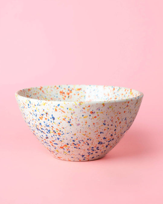 Ceramiczna misa do sałatek 1,5 l – 21 cm – wielokolorowa – Carnival