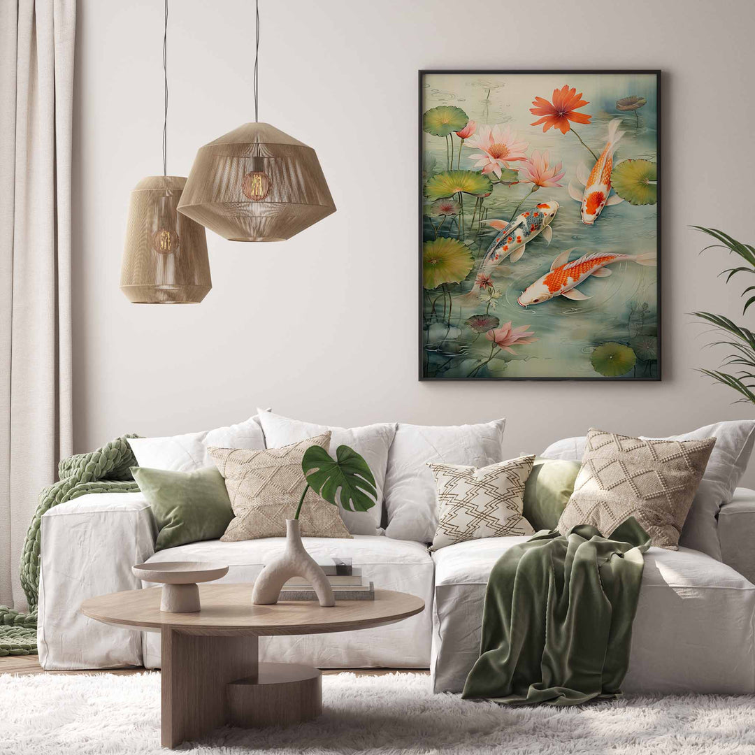 Plakat Ryby Koi