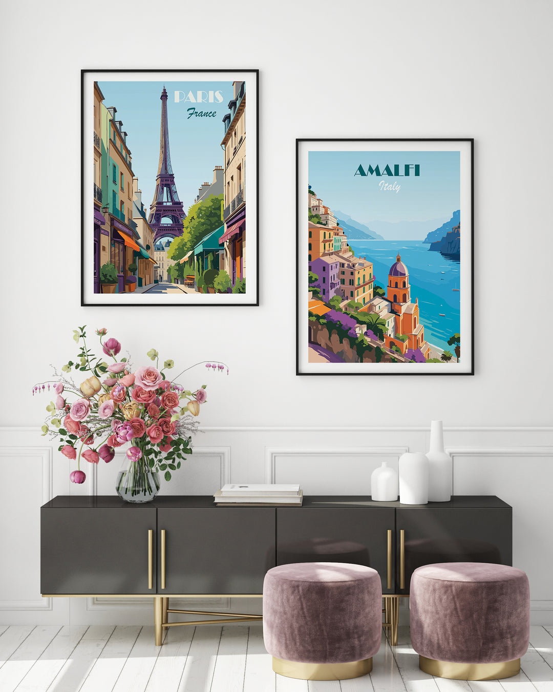 Plakat Amalfi Włochy