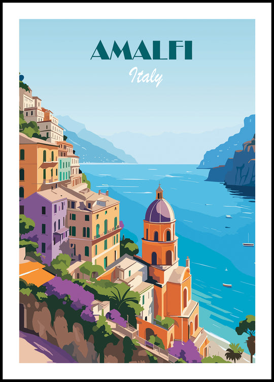 Plakat Amalfi Włochy