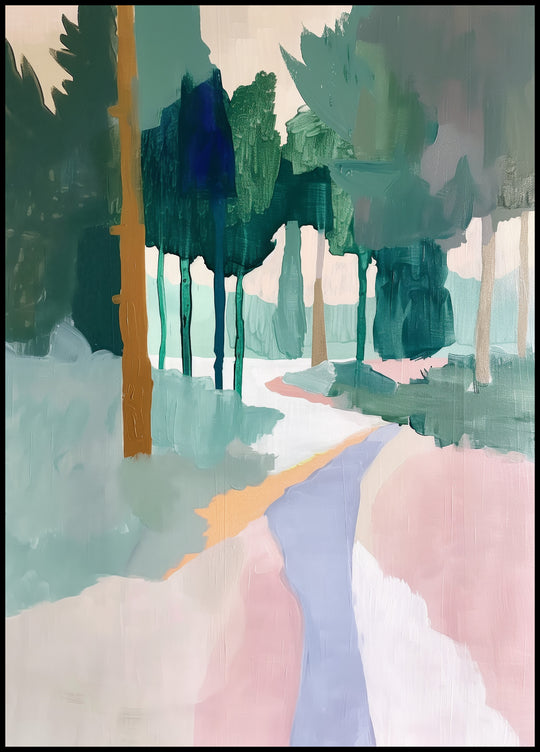 Plakat Droga przez las