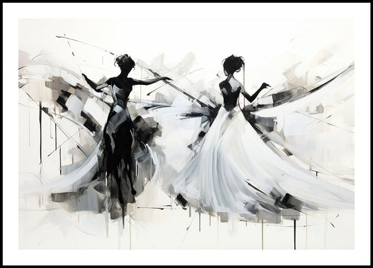 Plakat Dwie kobiety w tańcu