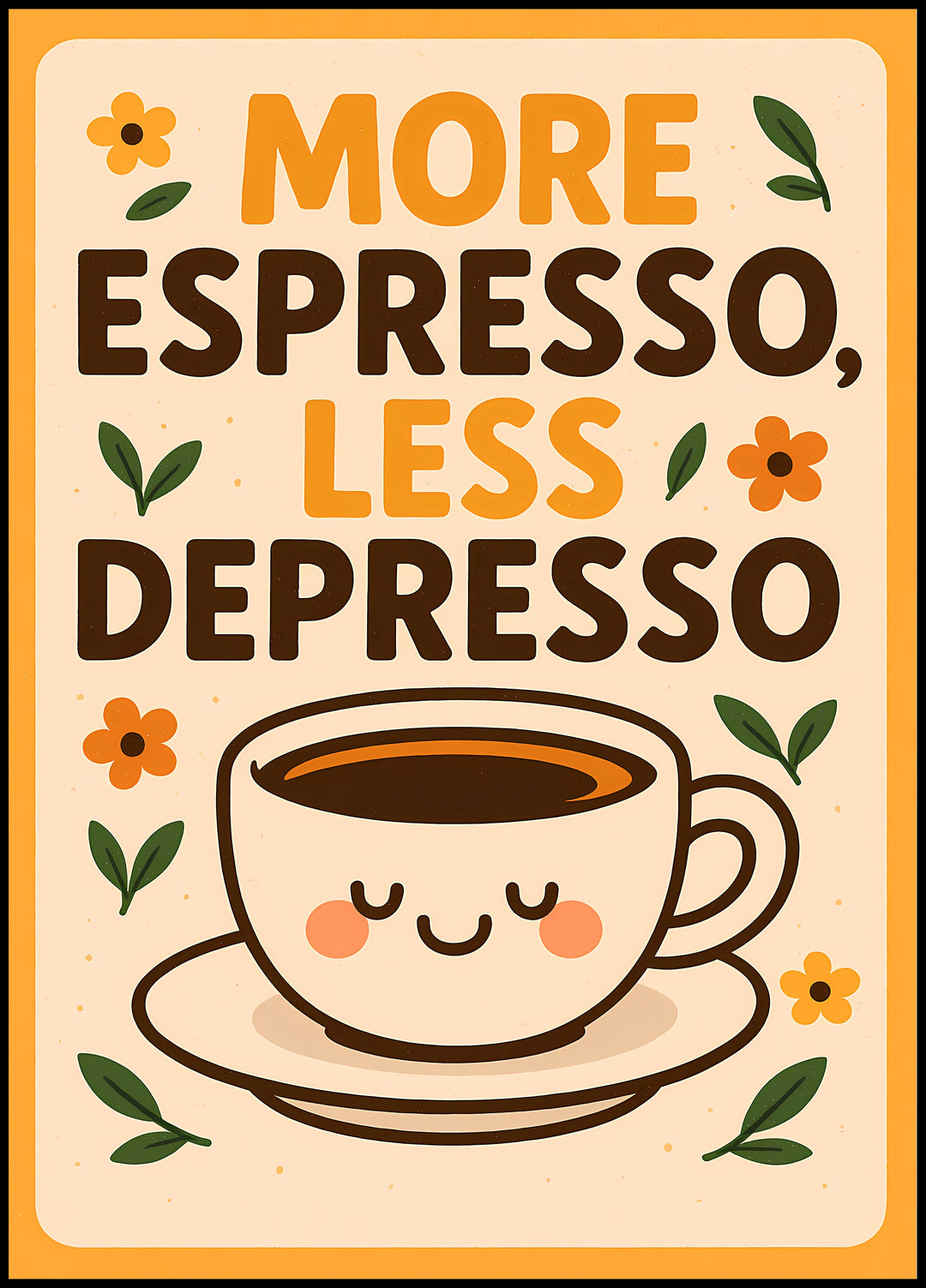 Plakat More Espresso Less Depresso - Espresso_Plakat glowne zdjecie.jpg