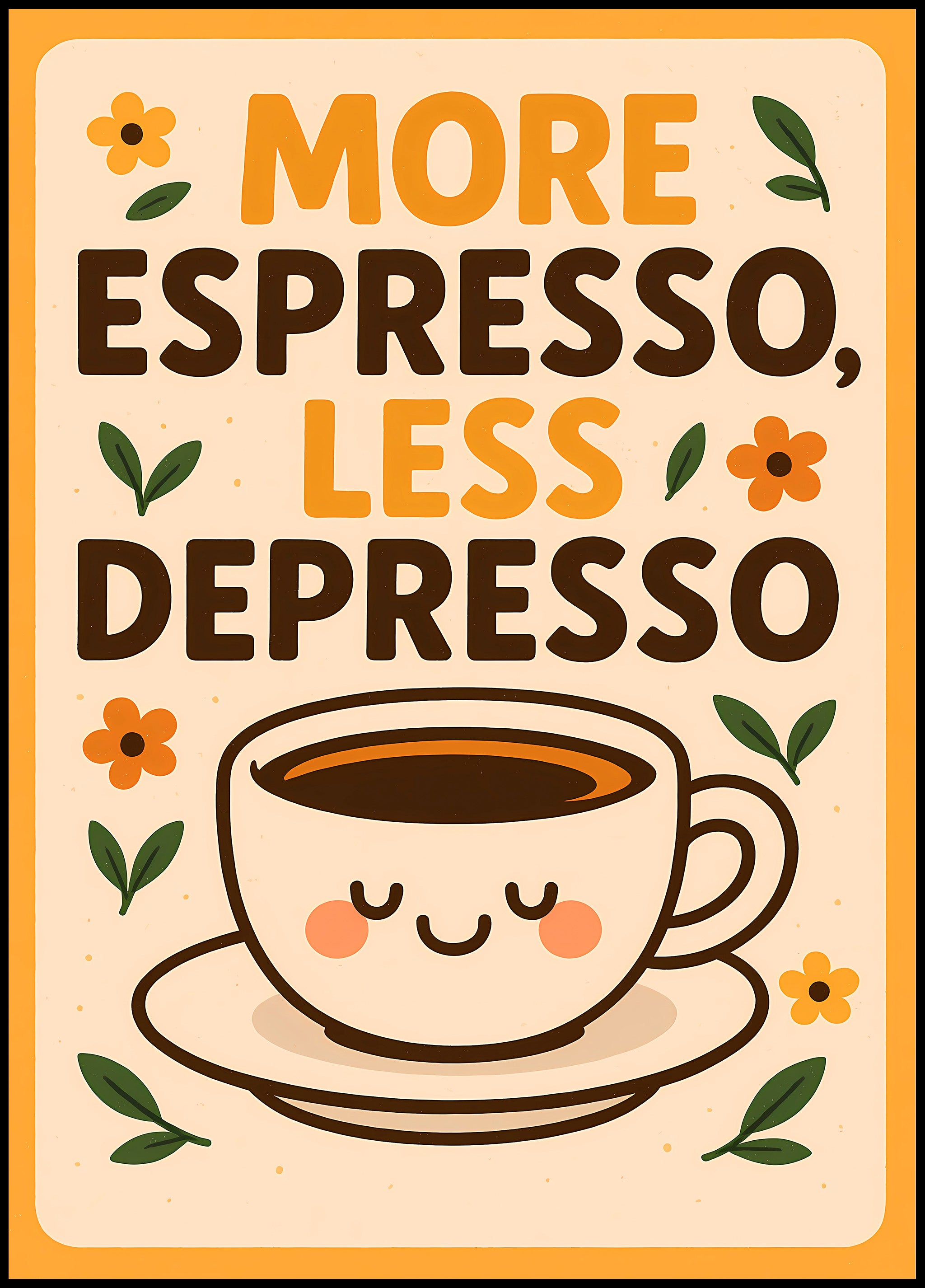 Plakat More Espresso Less Depresso - Espresso_Plakat glowne zdjecie.jpg