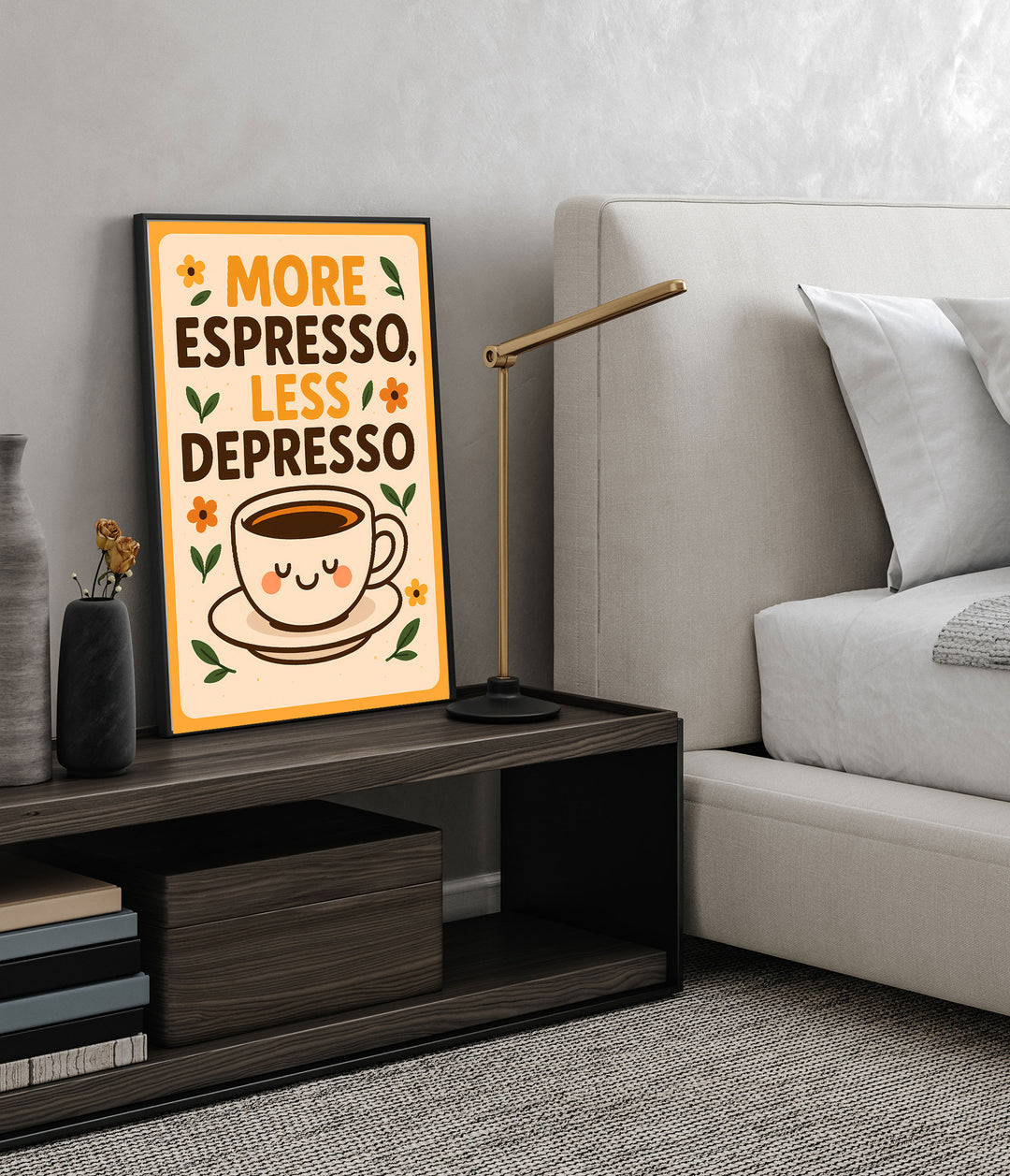 Plakat More Espresso Less Depresso - Espresso_Plakat pionowy 2.jpg