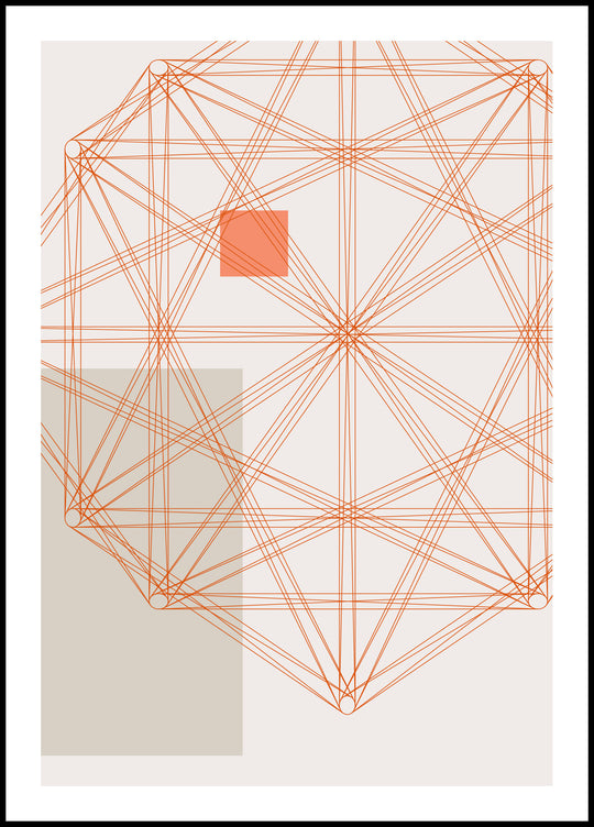 Plakat Geometryczny Bauhaus 1