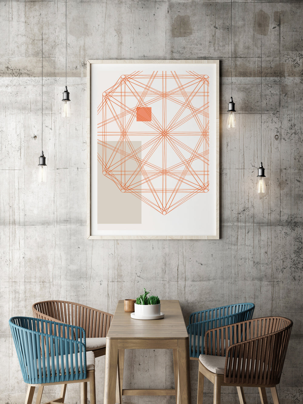 Plakat Geometryczny Bauhaus 1
