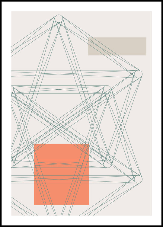 Plakat Geometryczny Bauhaus 2