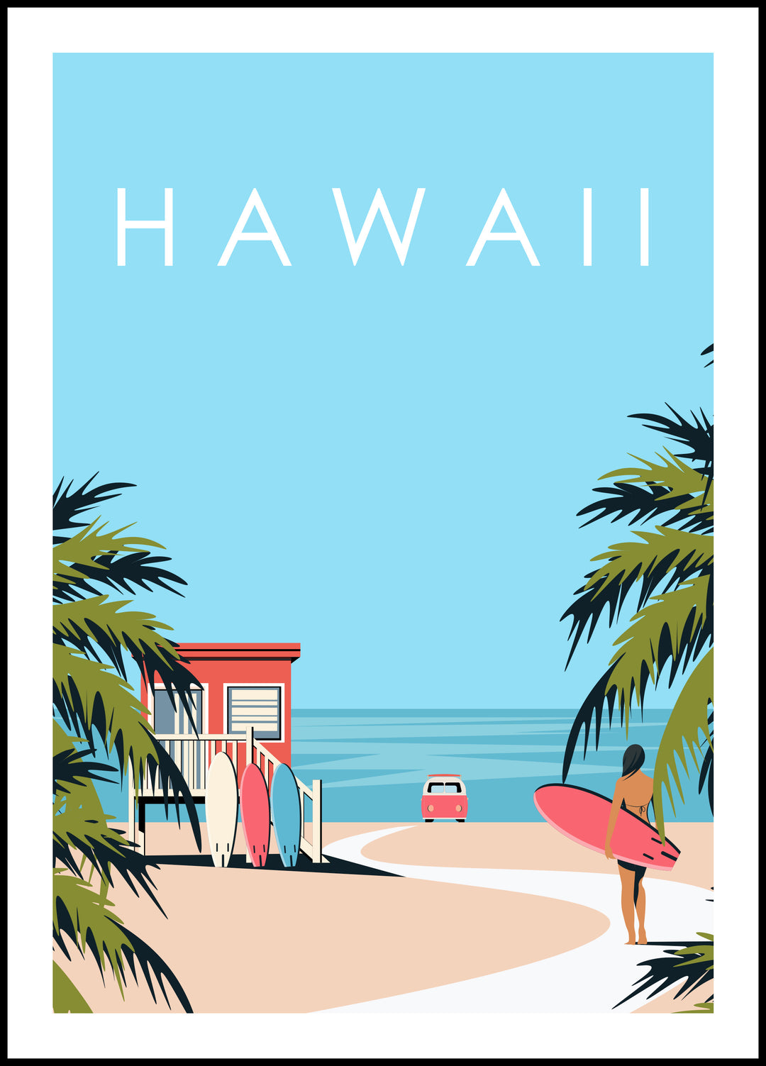 Plakat Hawaje