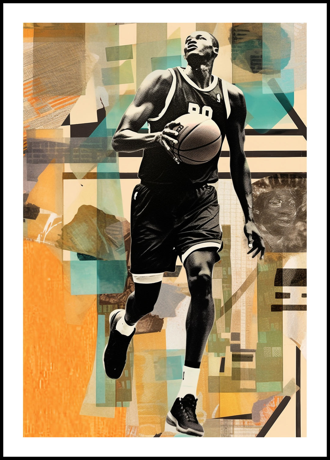Plakat Koszykarz