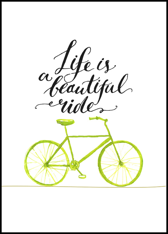 Plakat Life if a beautiful ride