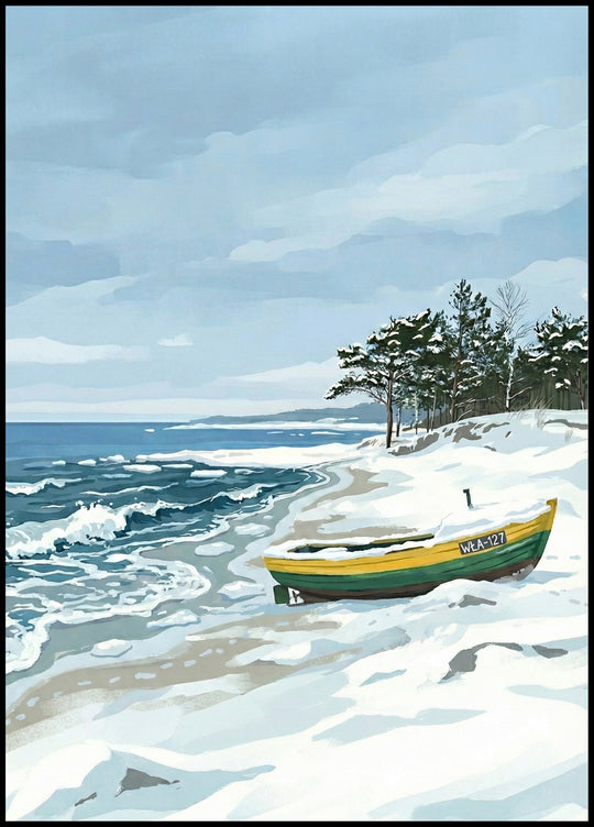 Plakat Lodka nad Bałtykiem – Sztuka nadmorska - Lodka nad Baltykiem_Plakat glowne zdjecie.jpg