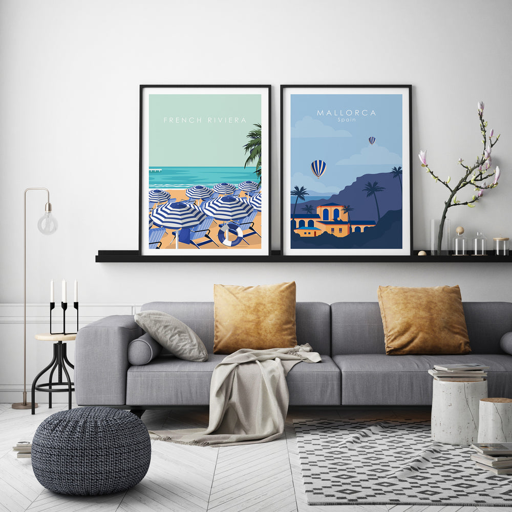 Plakat Lazurowe Wybrzeże