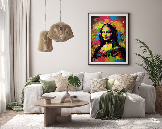 Plakat Abstrakcja Mona Lisy