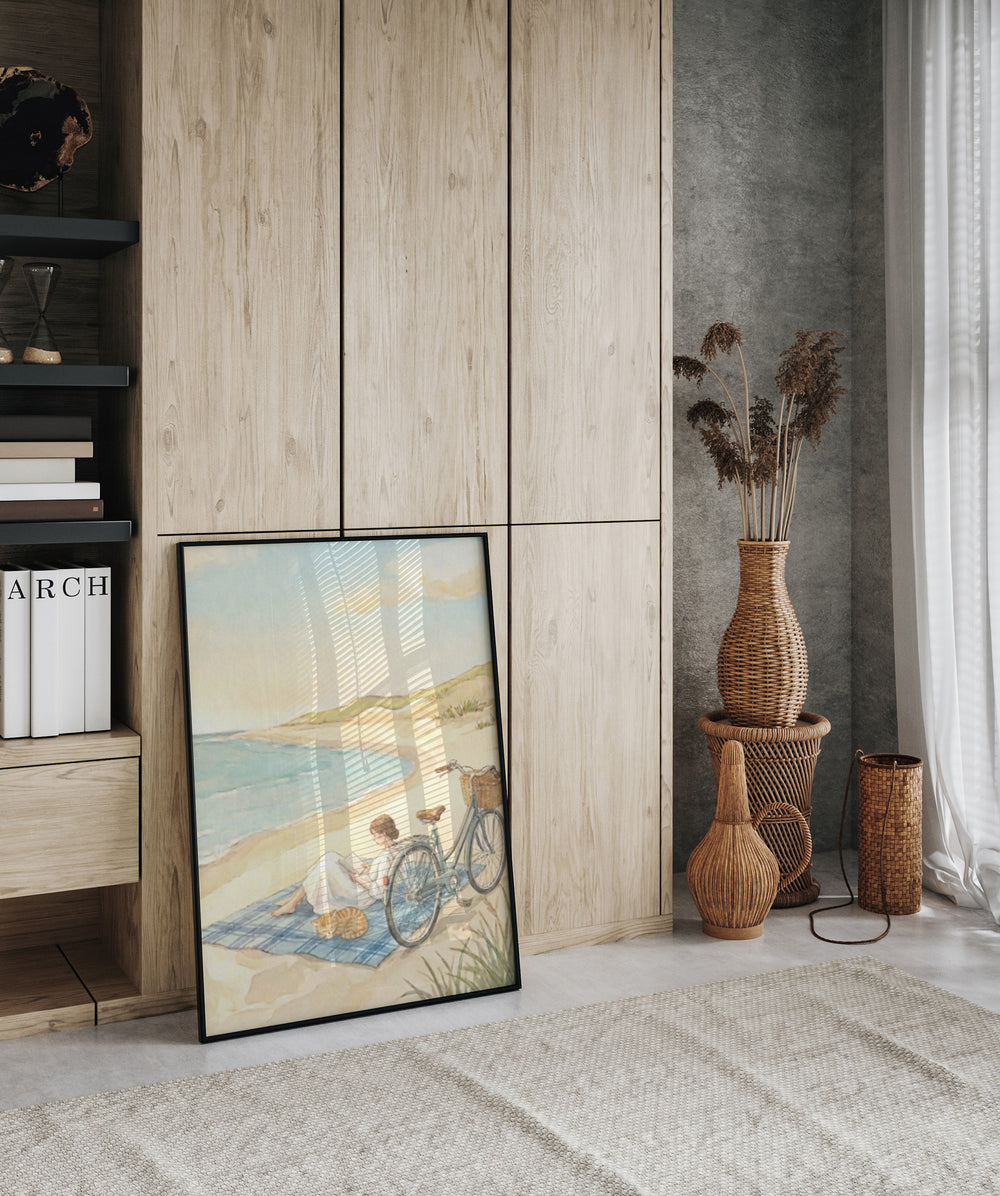 Plakat Na plaży z kotem – Relaksujący styl życia - Na plazy z kotem_Plakat pionowy.jpg