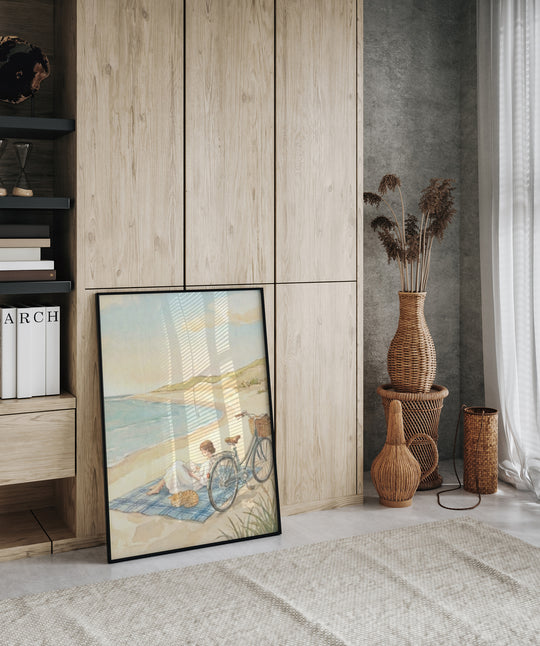 Plakat Na plaży z kotem – Relaksujący styl życia - Na plazy z kotem_Plakat pionowy.jpg