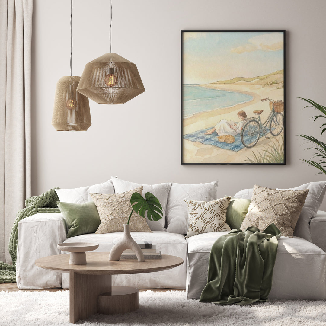 Plakat Na plaży z kotem – Relaksujący styl życia - Na plazy z kotem_Plakat pionowy 4.jpg