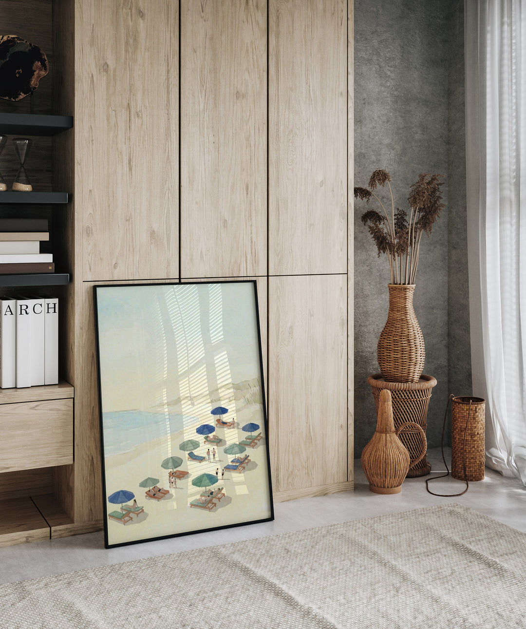 Plakat Nad morzem – Relaks na plaży - Nad morzem_Plakat pionowy.jpg