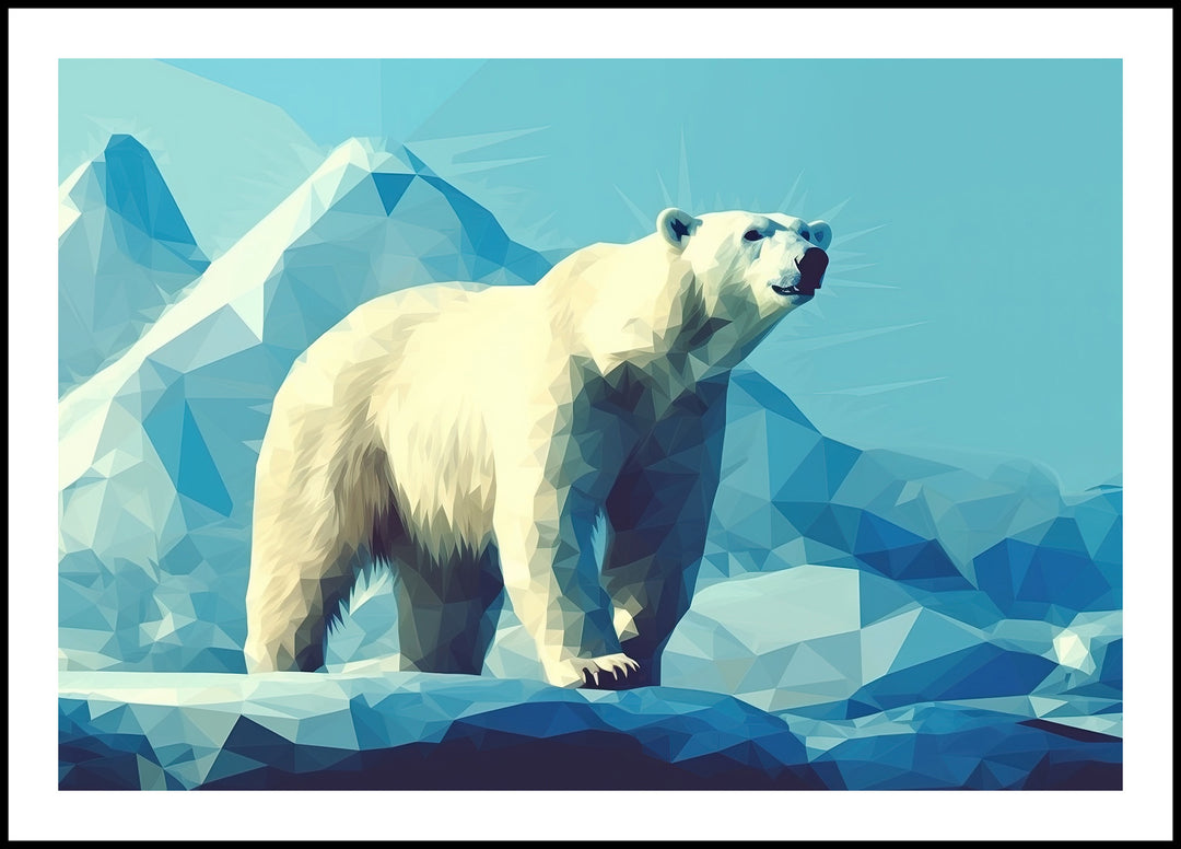 Plakat Niedźwiedź polarny