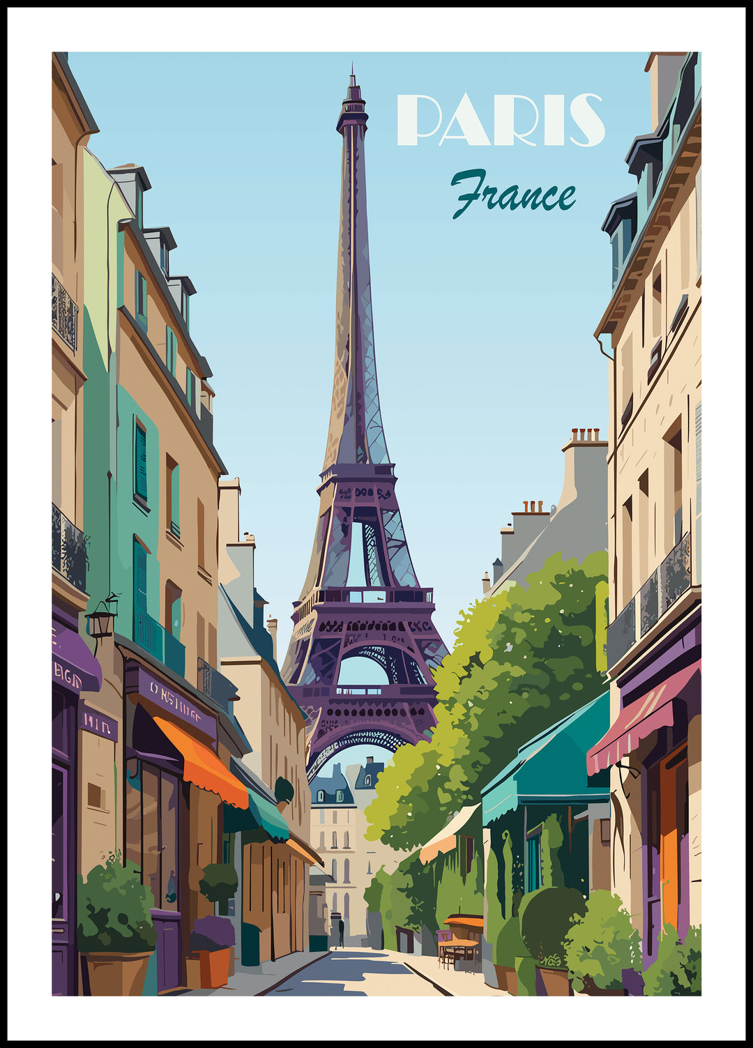 Plakat Paryż 3