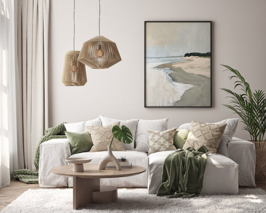 Plakat Plaża jesienią