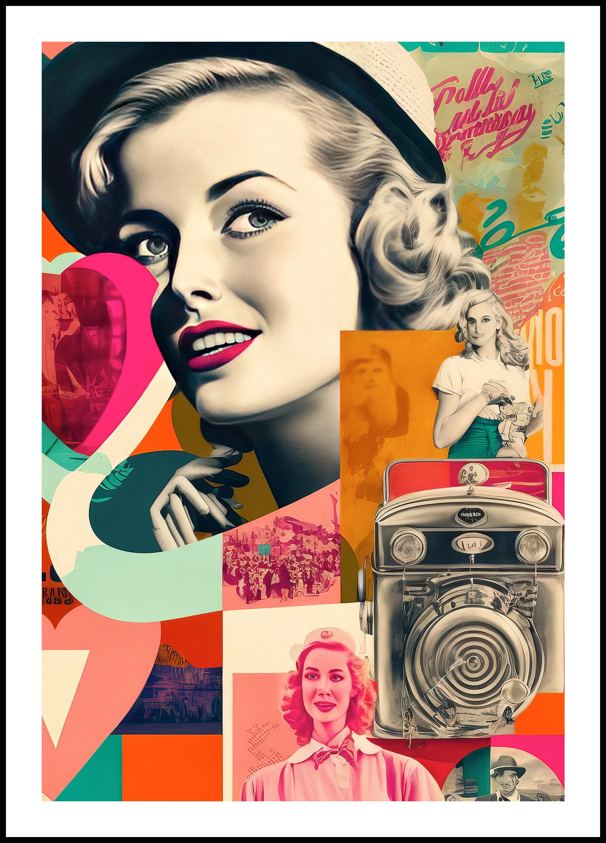 Plakat Pocztówka z wakacji Posterimo