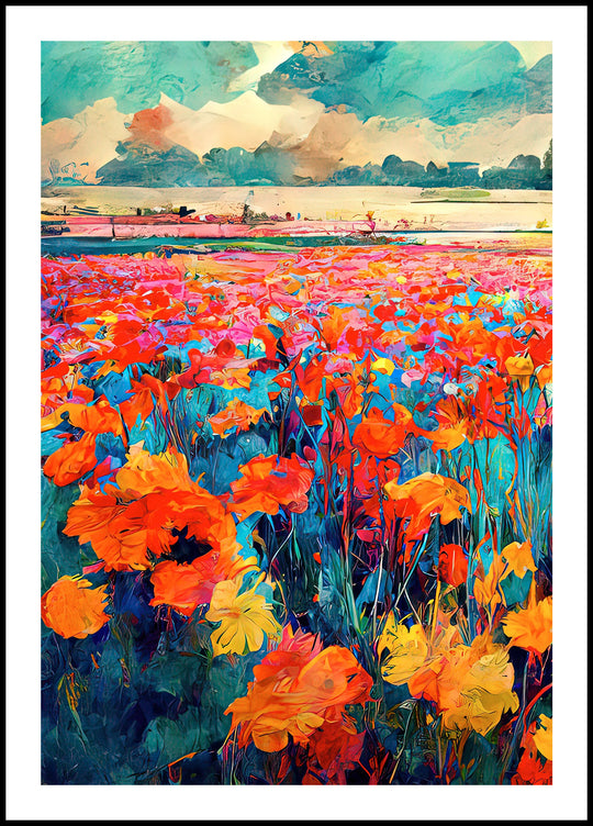 Plakat Pole kwiatów 2
