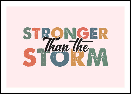 Plakat Stronger than the storm