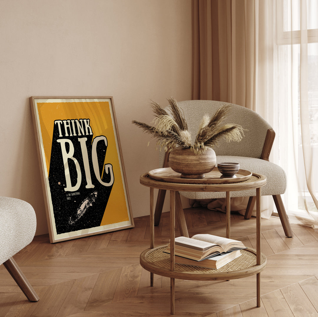 Plakat Think big