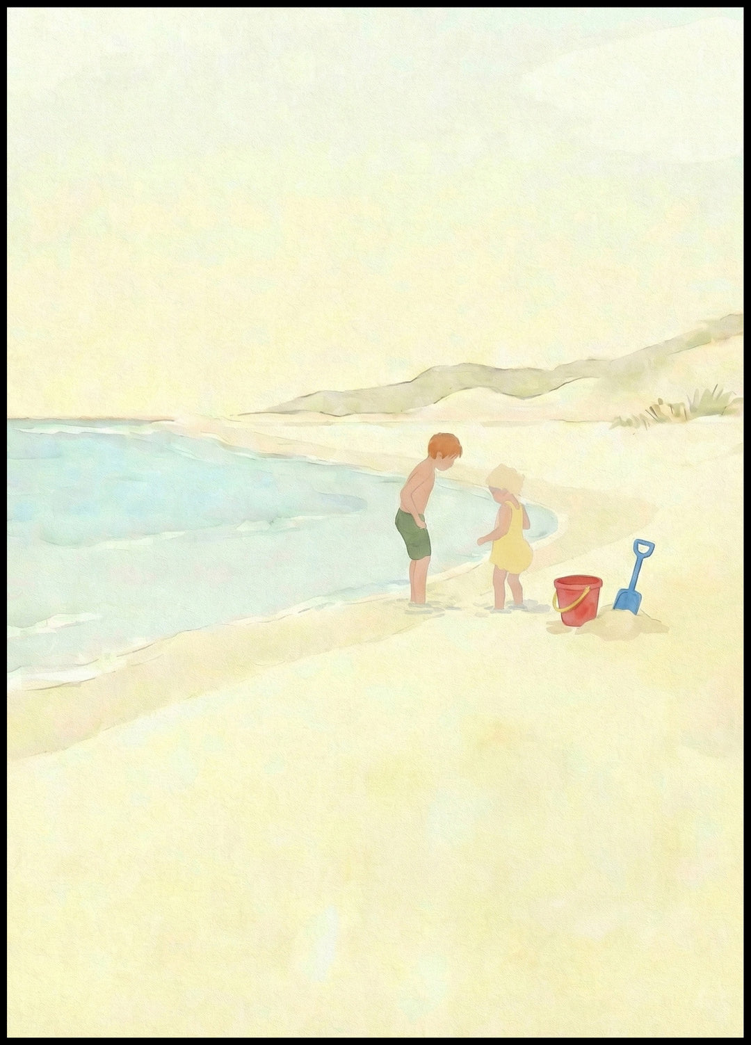 Plakat Wakacje nad morzem – Dzieci na plaży - Wakacje nad morzem_Plakat glowne zdjecie.jpg