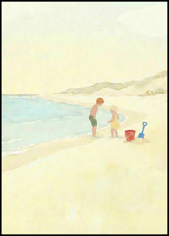 Plakat Wakacje nad morzem – Dzieci na plaży - Wakacje nad morzem_Plakat glowne zdjecie.jpg