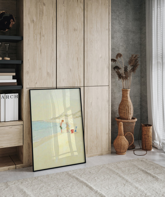 Plakat Wakacje nad morzem – Dzieci na plaży - Wakacje nad morzem_Plakat pionowy.jpg