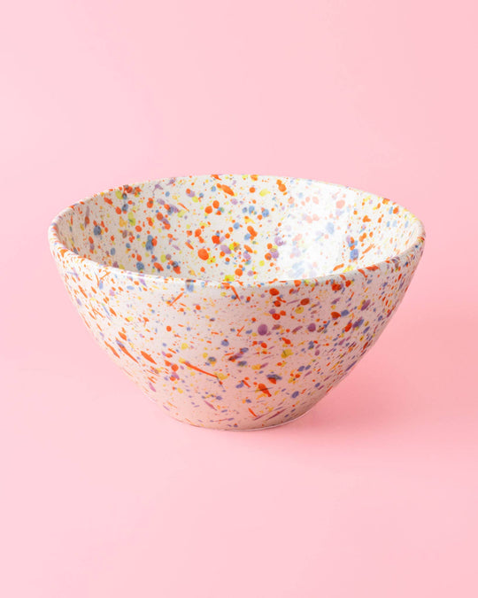 Ceramiczna misa do sałatek 1,5 l – 21 cm – wielokolorowa – Carnival