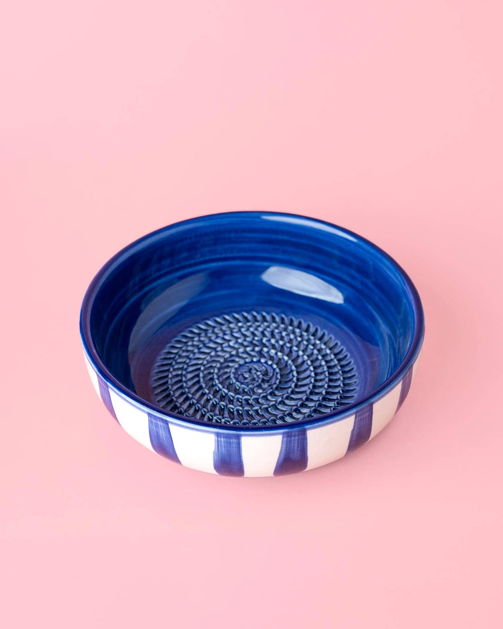 Ceramiczna miseczka do tarcia czosnku – średnia (15 cm) – niebieska - Blue Coast