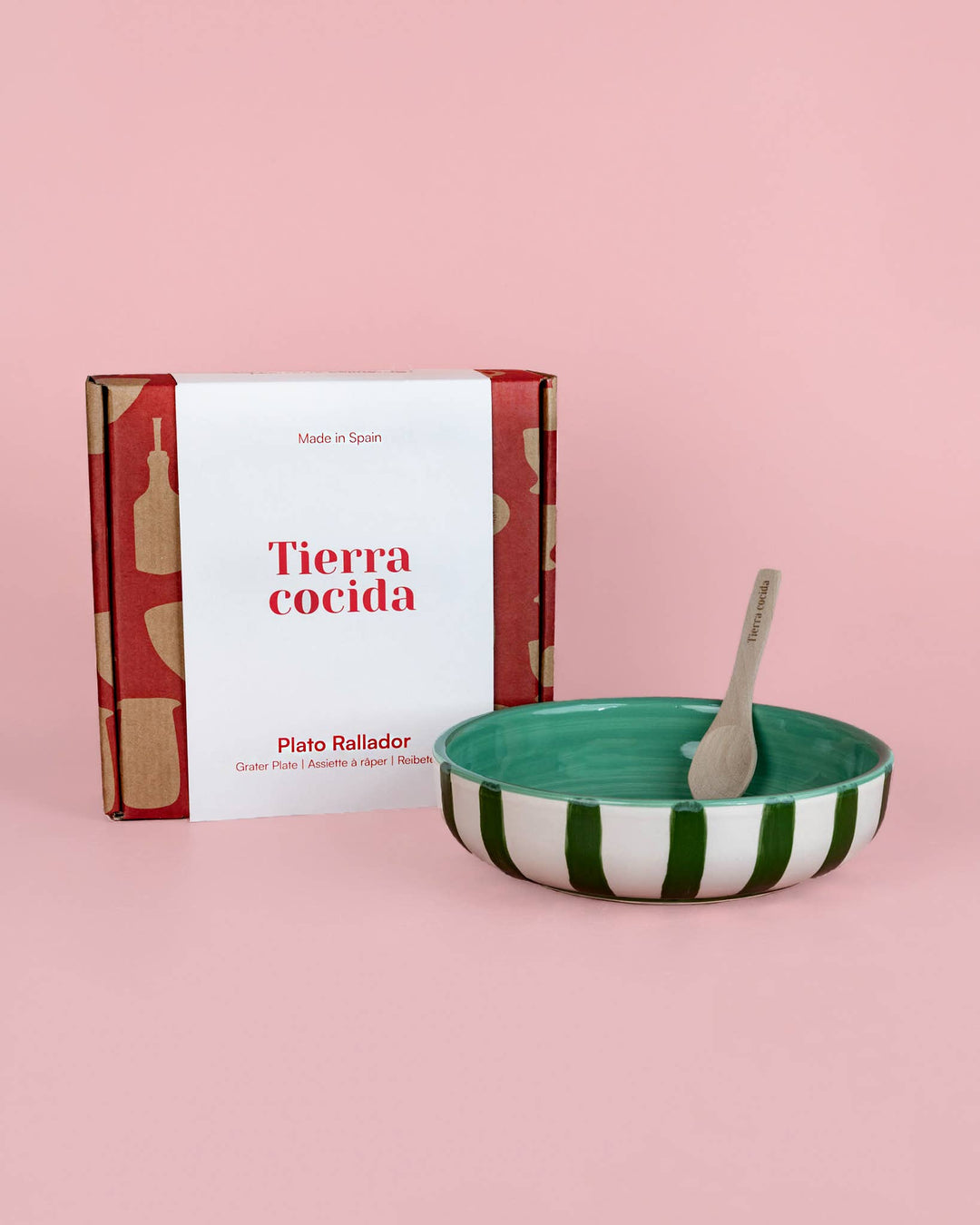 Ceramiczna miseczka do tarcia czosnku – duża (19 cm) – zielona - Green Jade