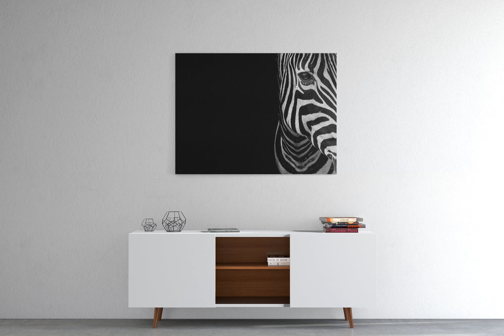 Obraz Zebra 2 czarno-biała