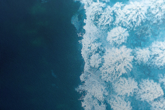 Obraz Jezioro zimą