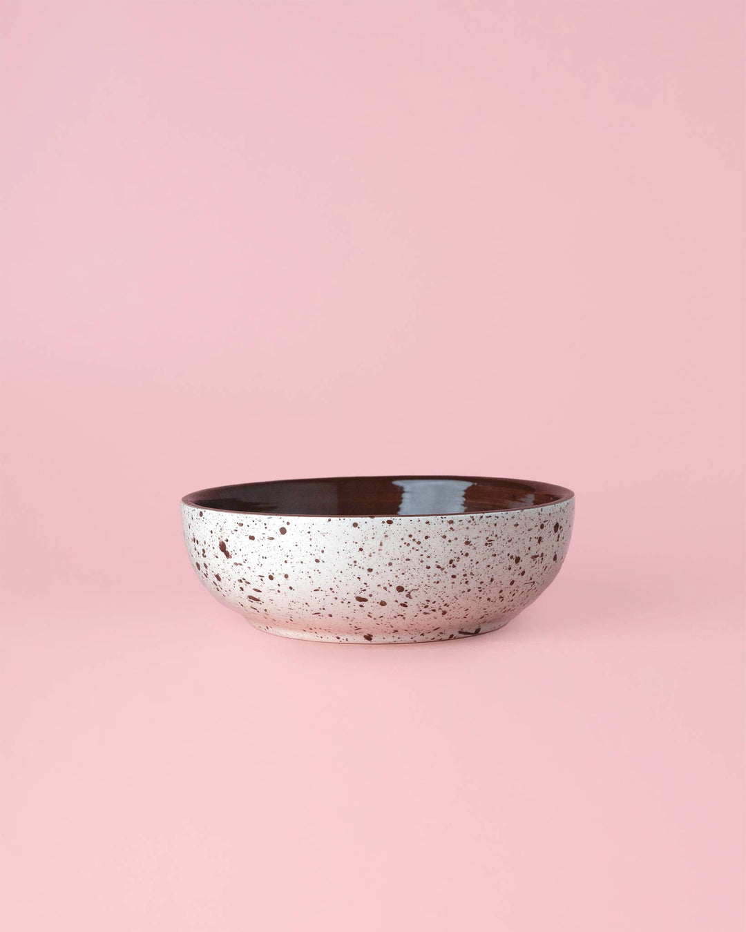 Ceramiczna miseczka do tarcia czosnku – średnia (15 cm) - brązowa - Brownie