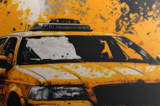 Obraz Żółte taxi 2